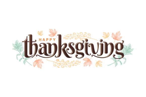Download Happy THANKSGIVING Lettering Fonts - Thanksgiving Collection
