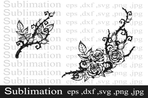 Download Rose Ornament Tattoo by Hand Drawing - By hand Collection